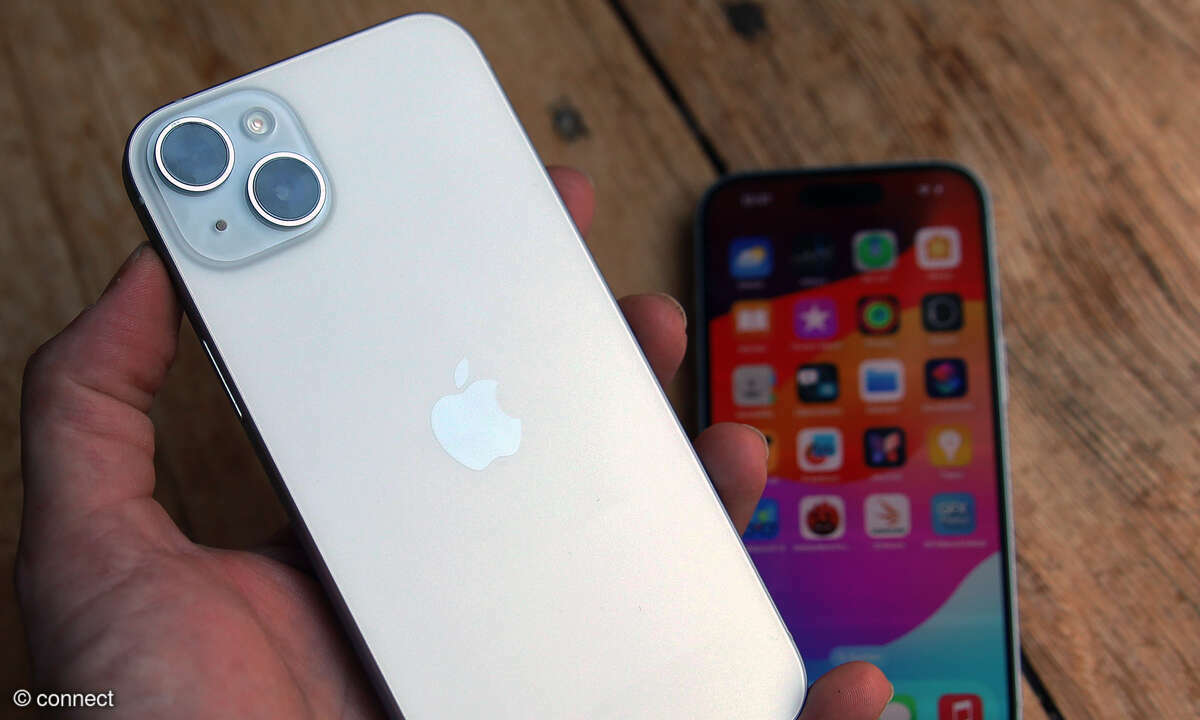 Apple iPhone 15 und 15 Plus Test Rückseite