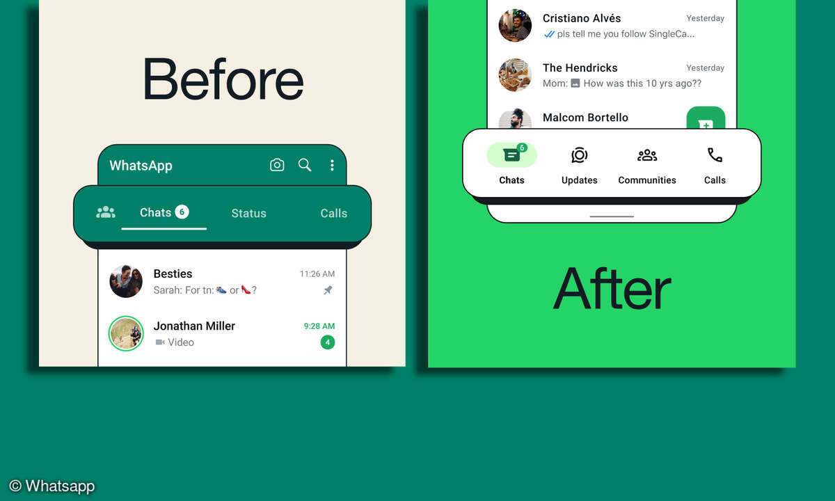 Whatsapp Android: Neuer Look