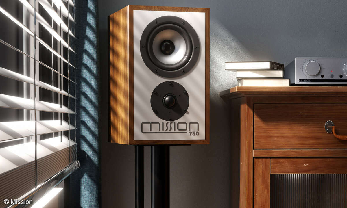 Mission 750 britischer Vintage Retro HiFi Kompaktlautsprecher