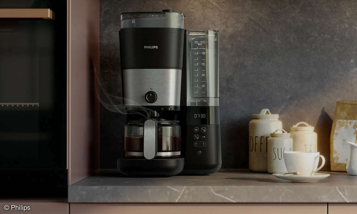 Philips All-in-1 Brew HD7900/50 Filterkaffeemaschine mit integriertem Mahlwerk
