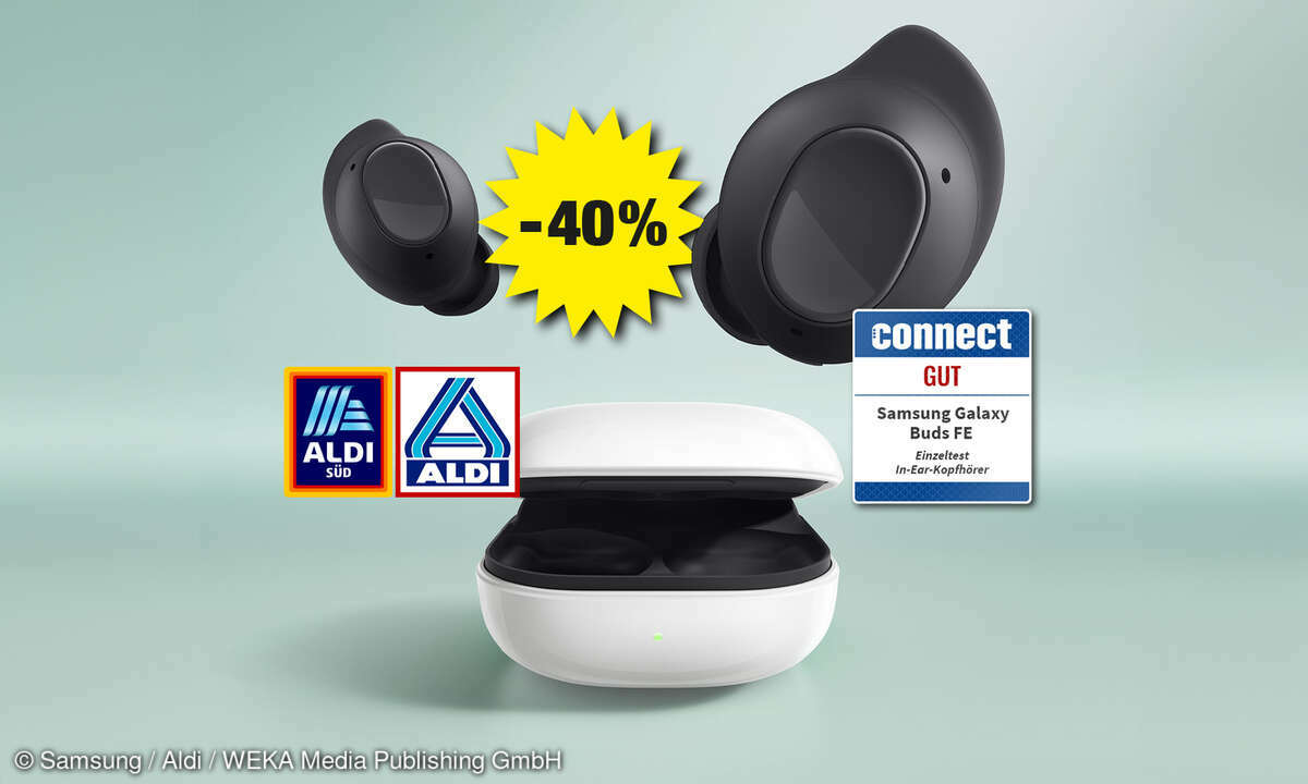 Aldi-Angebot Samsung Galaxy Buds FE In-Ear Kopfhörer mit ANC 40 Prozent Rabatt