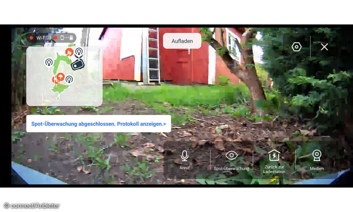 Ecovacs Goat G1 Test Spot-Überwachung Videostream