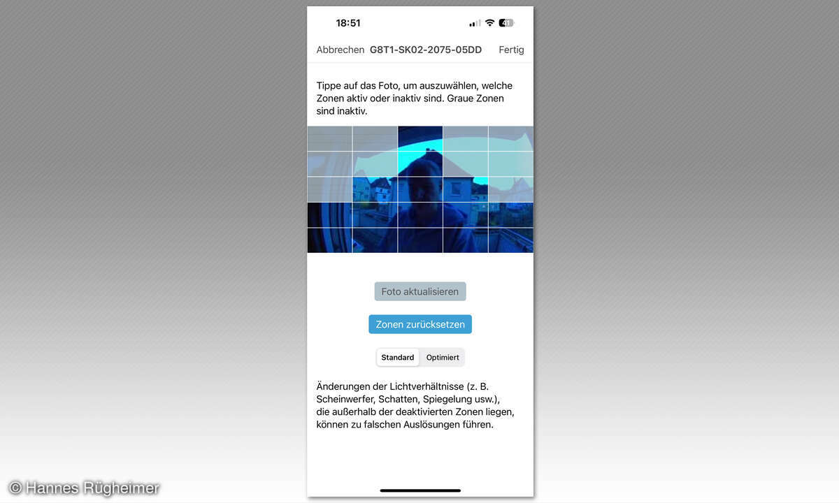Blink Video Doorbell im Test: App Screenshot