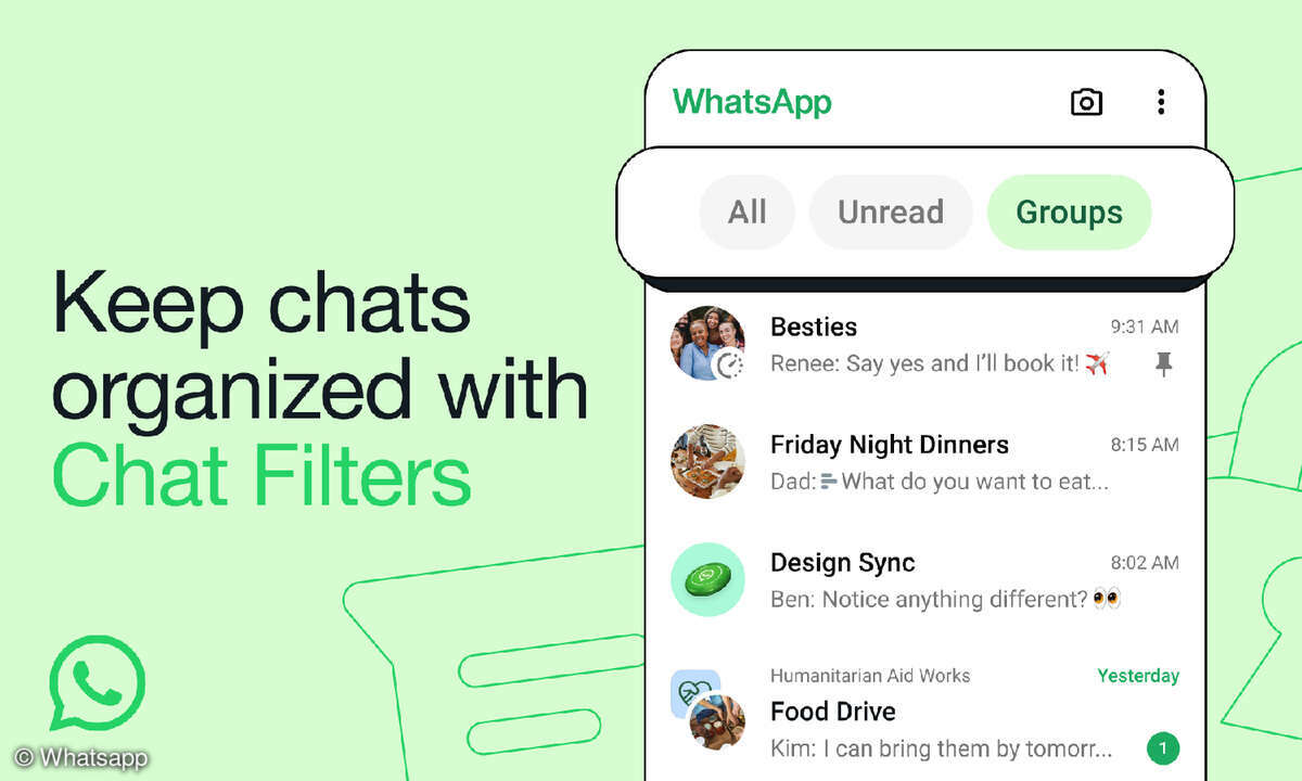 Whatsapp: Chat-Filter