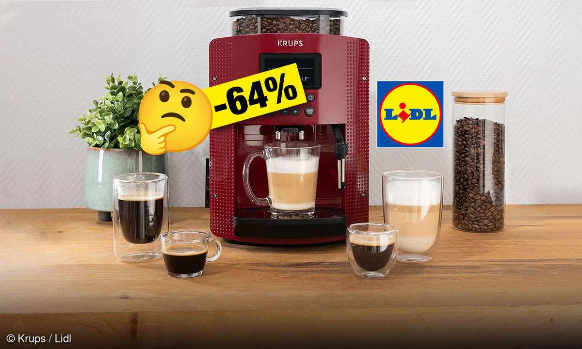 Lidl Angebot Krups Arabica Display EA815 64 Prozent Rabatt