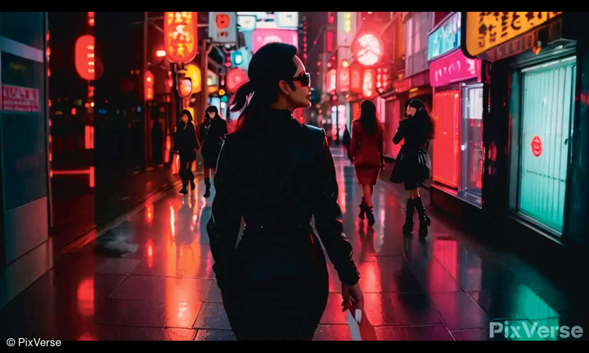 Realitätsnahe KI-Filme: Beispiel Bild PixVerse