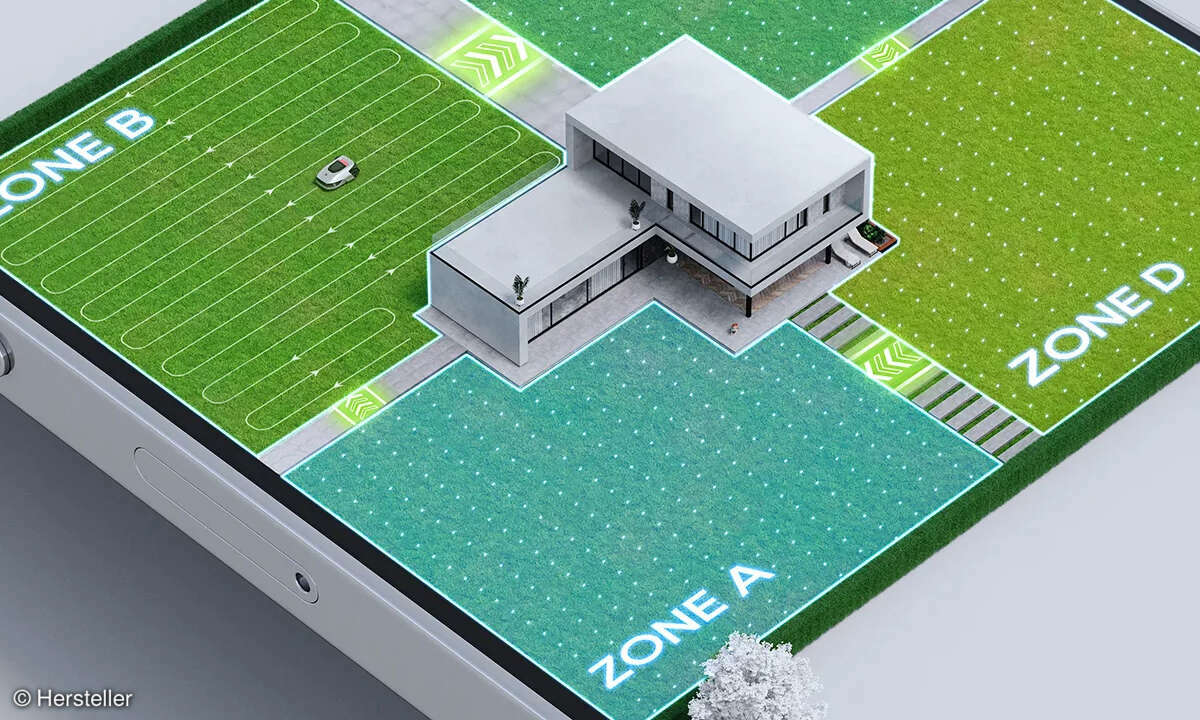 Mähroboter Dreame Zonenmanagement