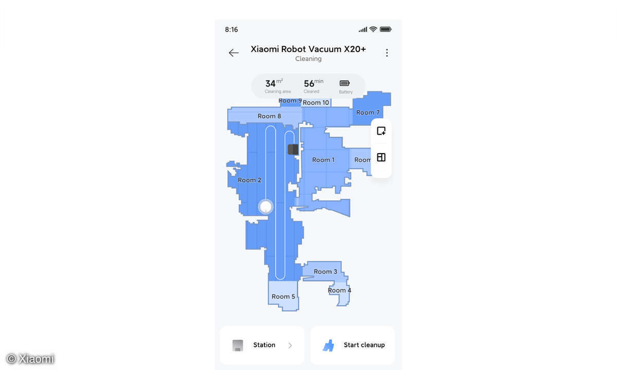 Xiaomi-Saugroboter-App