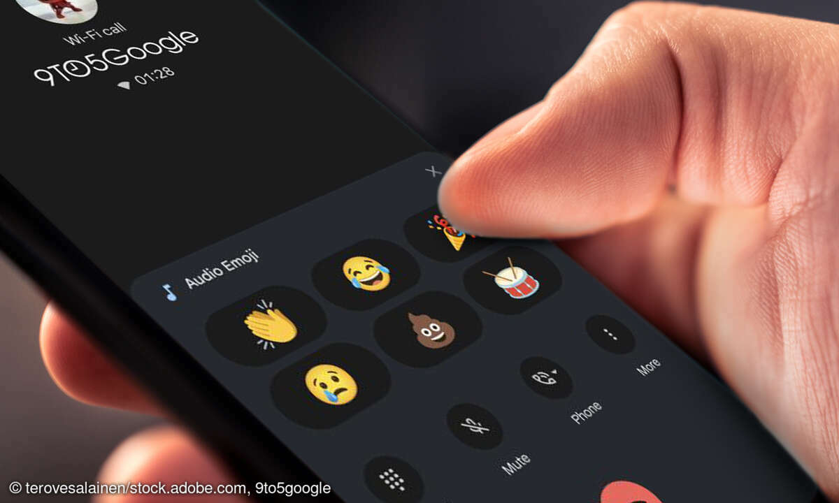 Audio-Emojis in der Google Telefon App