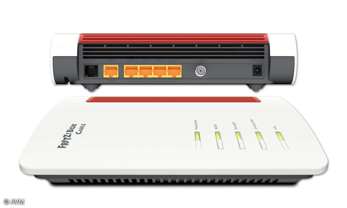 AVM Fritz!Box 6670 Cable im Test: Anschlüsse