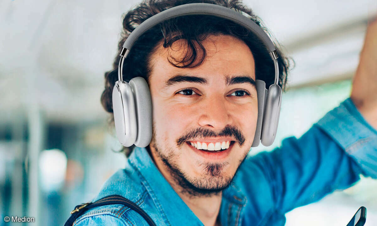 Medion Life E62747 Over-Ear Bluetooth-Kopfhörer mit aktivem Noise Cancelling