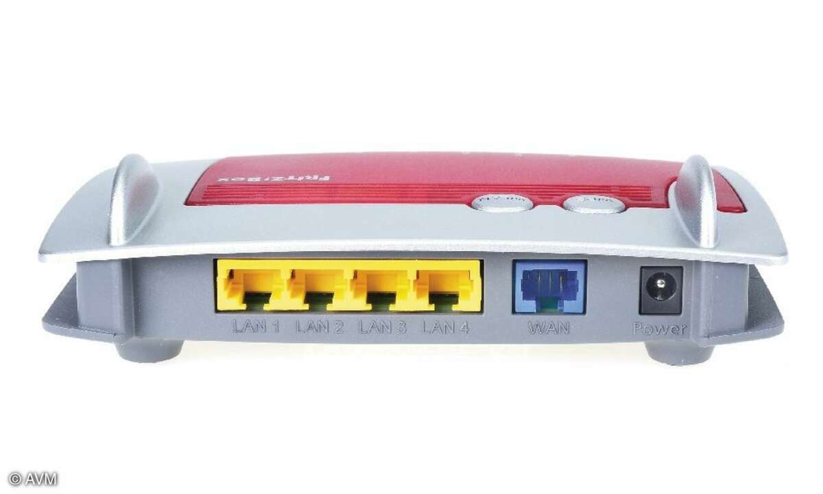 Getrennter WAN-Port und Vierfach-Switch waren mal die Regel. Heute wandert der Anschluss für den Internetzugang in den Switch und belegt somit einen der vier Ports.