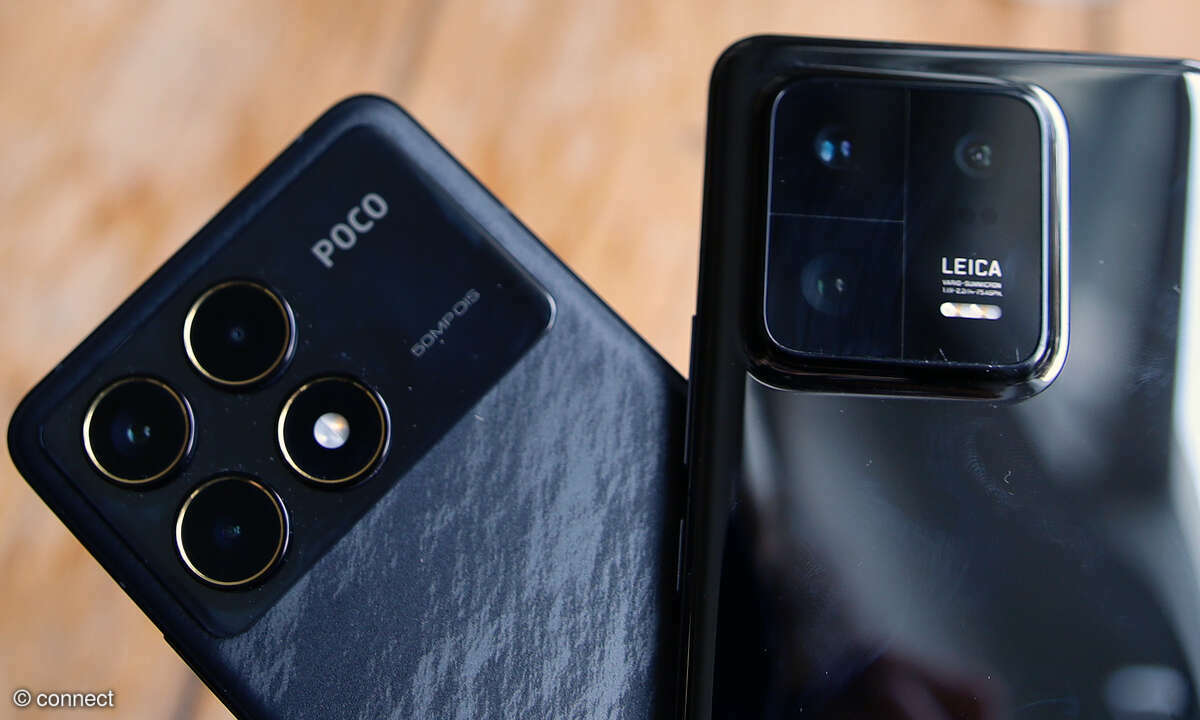 Xiaomi Poco F6 Pro im Vergleich mit dem Xiaomi 13 Pro Rückseite II