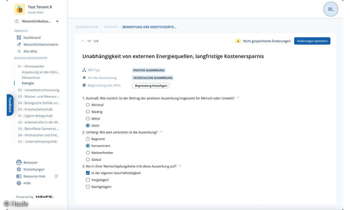 Online_Haufe-Wesentlichkeitsanalyse_Screenshot_Abfrage