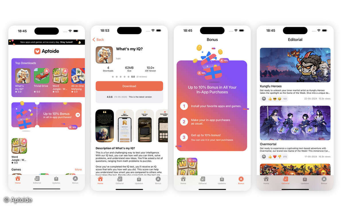 Aptoide für iOS