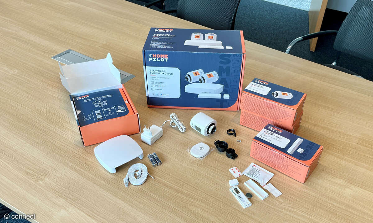 Homepilot-Thermostate-ausgepackt