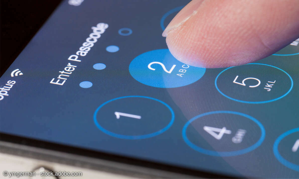 Passcode Eingabe Smartphone Apple Password App