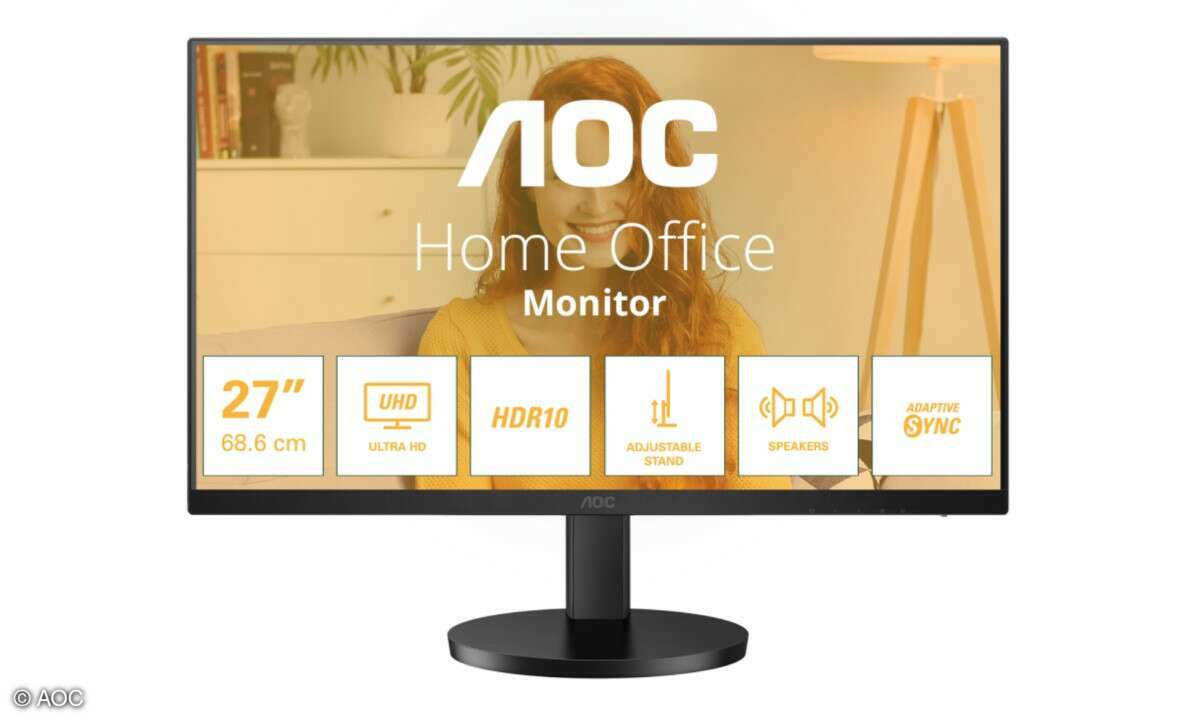 AOC U27B3AF: Der 27-Zoll-UHD-Monitor ergänzt die B3-Serie von AOC.
