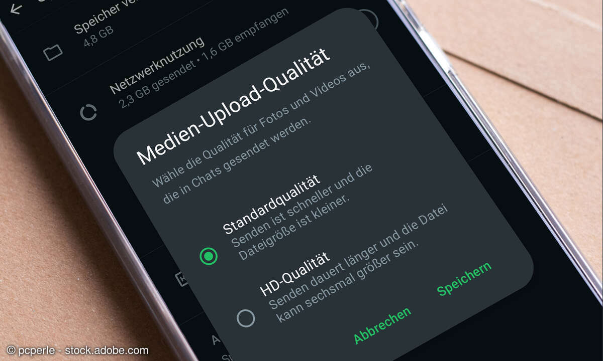 WhatsApp HD-Qualität-Einstellung