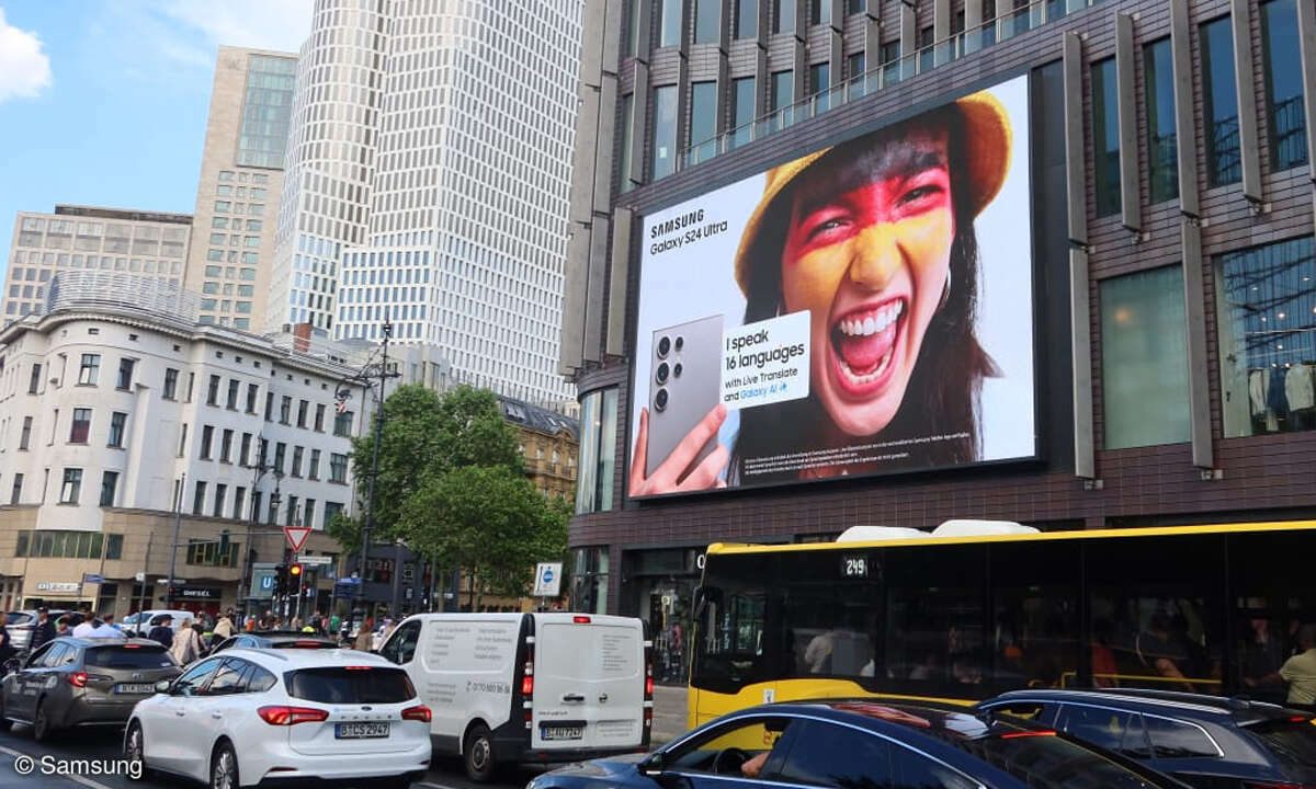 Samsung Galaxy S24 Ultra EM-Kampagne