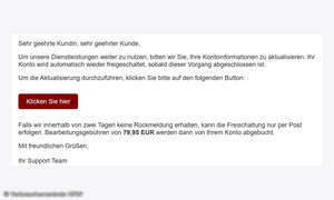 Dubiose Mails