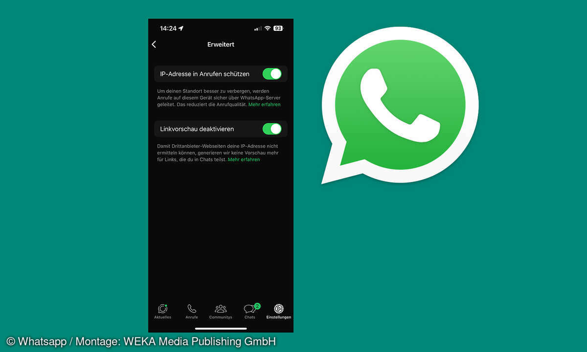 Whatsapp Linkvorschau deaktivieren