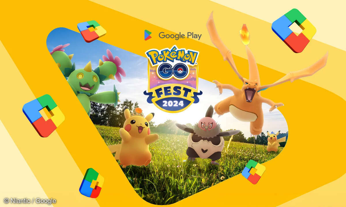 Pokemon GO Fest 2024 Exklusivinhalte mit Play Stroe Punkten