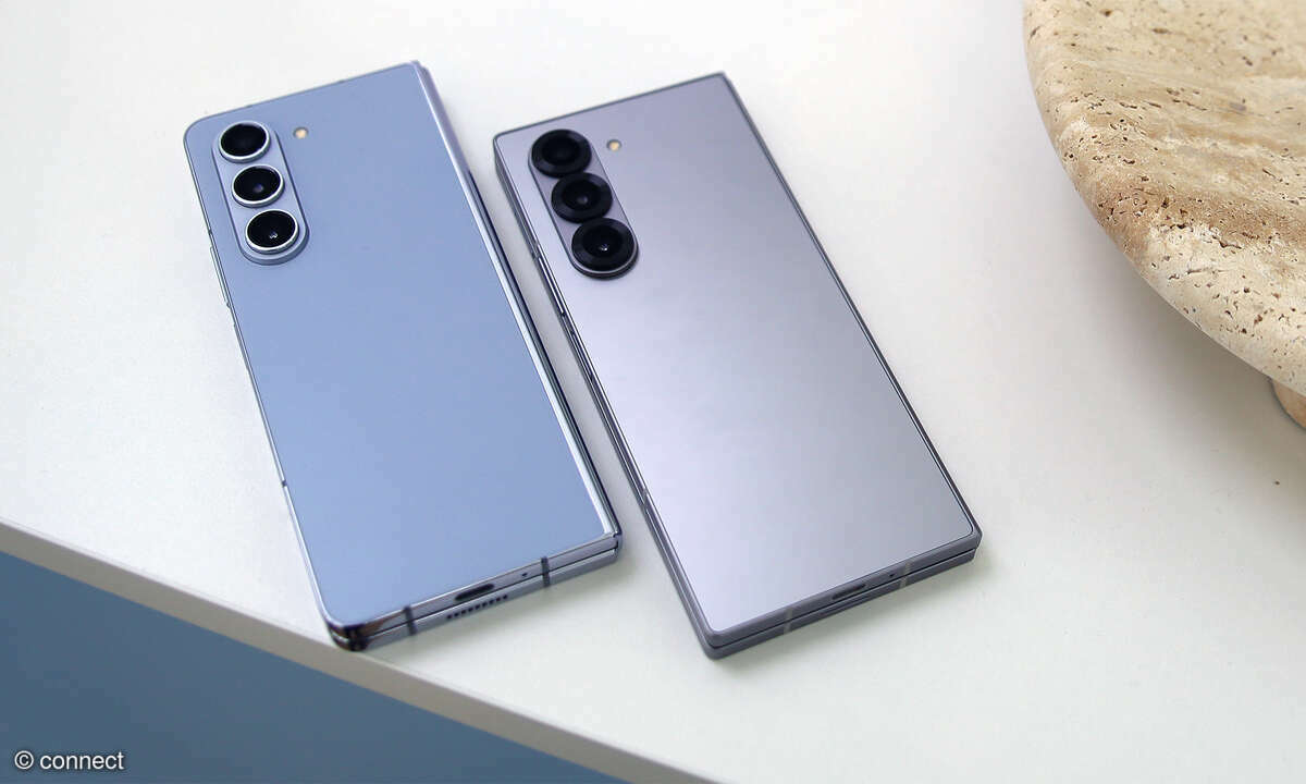 Samsung Galaxy Fold 6 und Galaxy Fold 5 Vergleich Rückseite