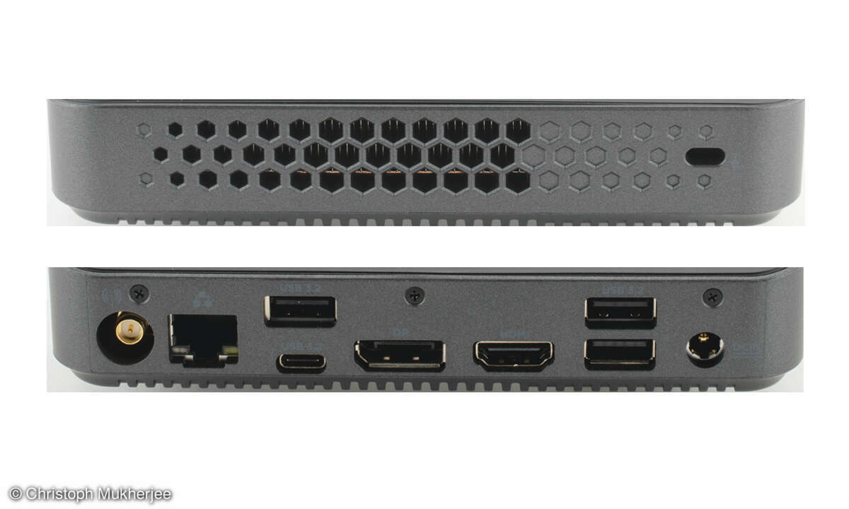 Zotac Zbox Edge MI672 im Test: Anschlüsse
