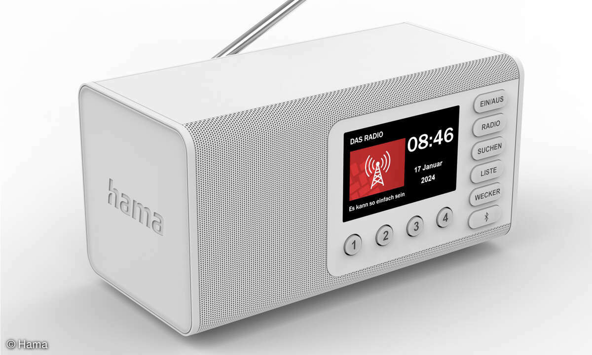 Hama DAB+ Radio DR1001BT weiß
