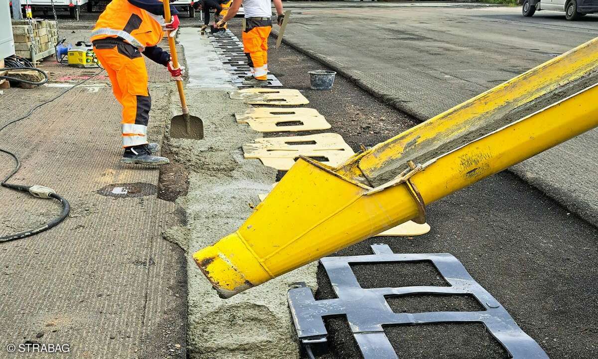 Induktives Laden bei STRABAG