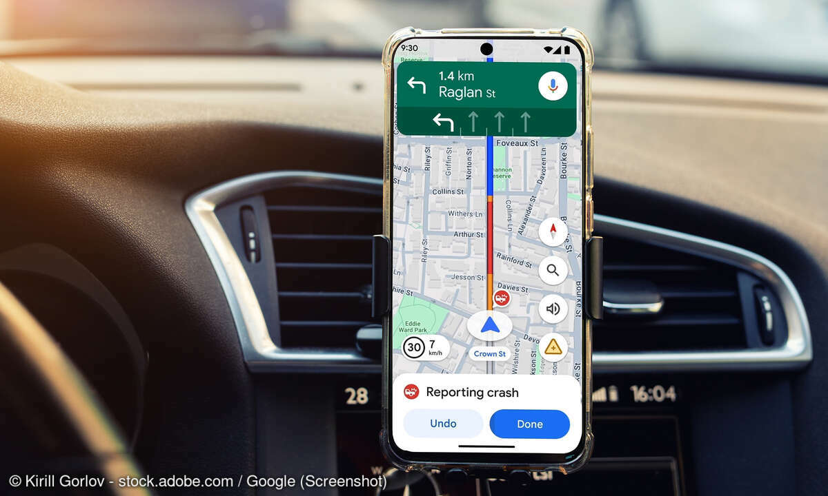 Google Maps Update Unfall melden