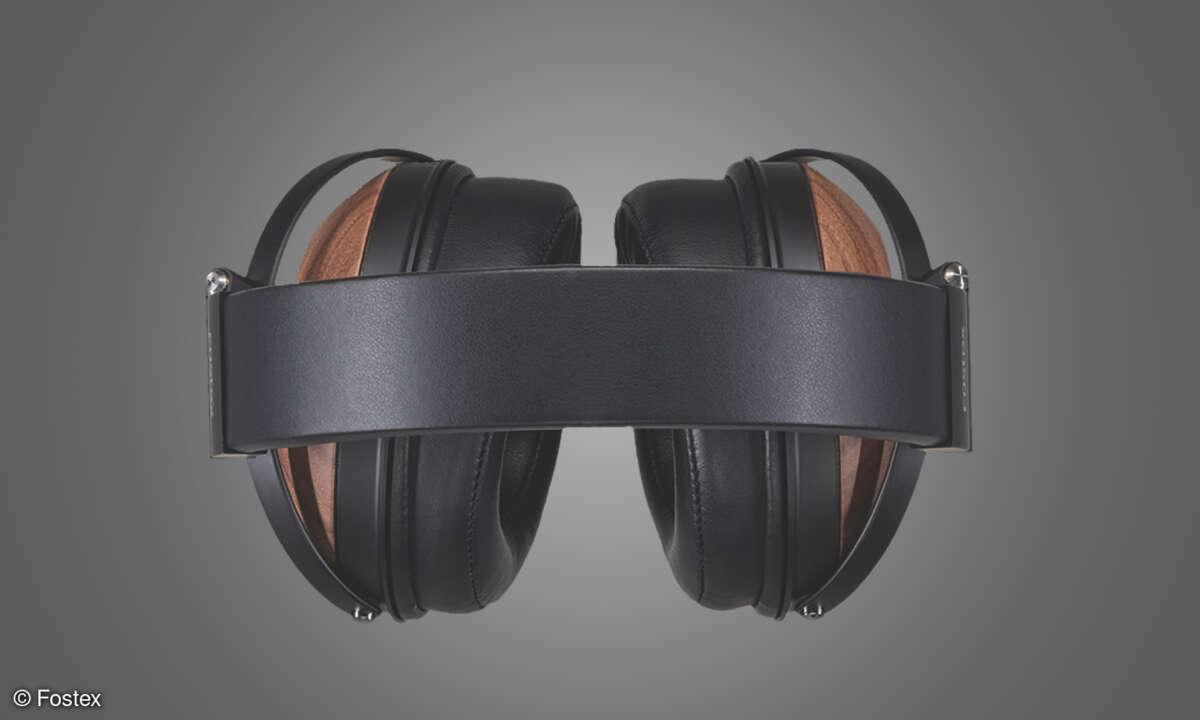 Komfortabel - Der gesamte Kopfbügel des Fostex TH808 ist gepolstert und mit weichem Kunstleder bezogen.