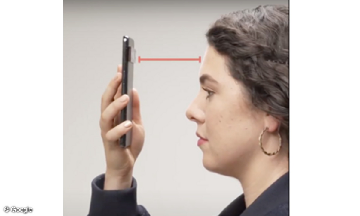 Pixel Phone Temperatur messen