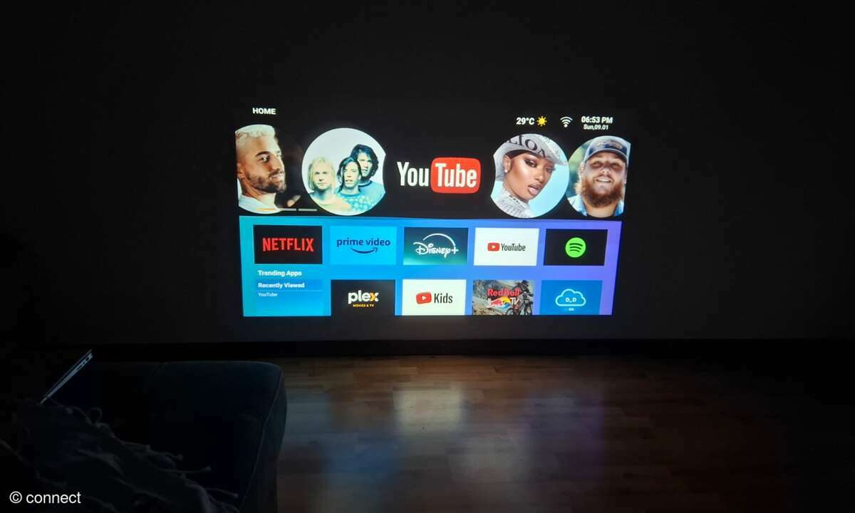 Lenovo Xiaoxin 100 Projektion