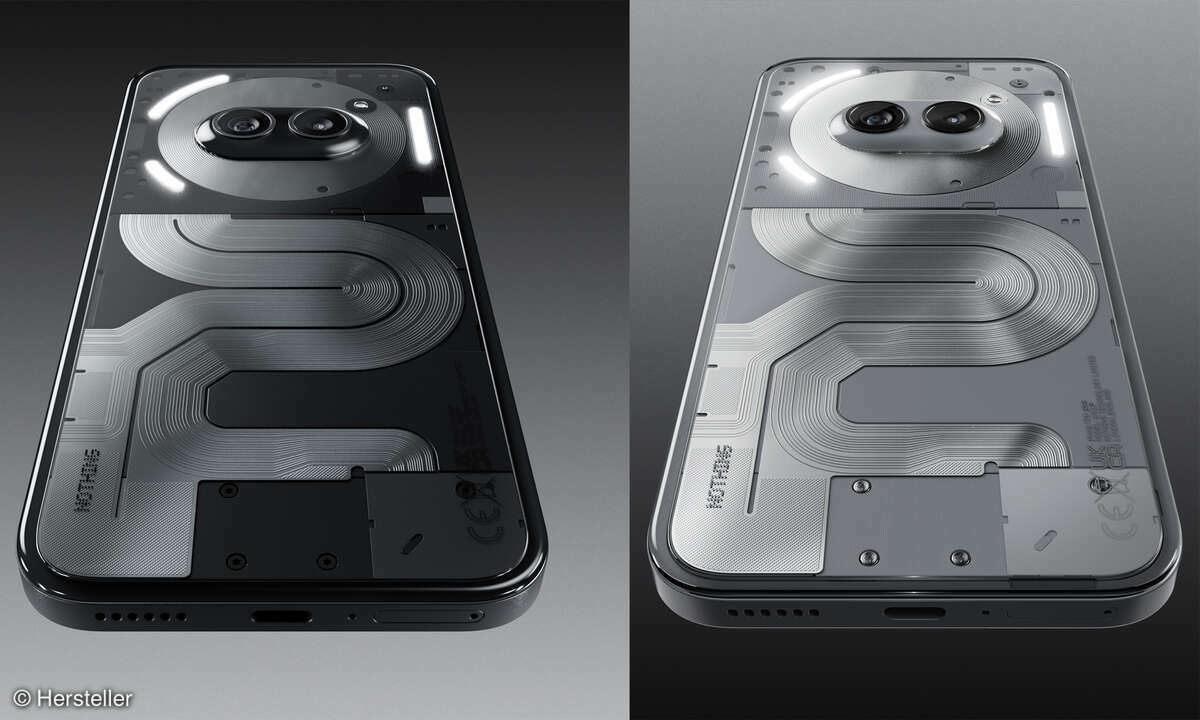 Nothing Phone 2a Test Rückseite Farbvarianten