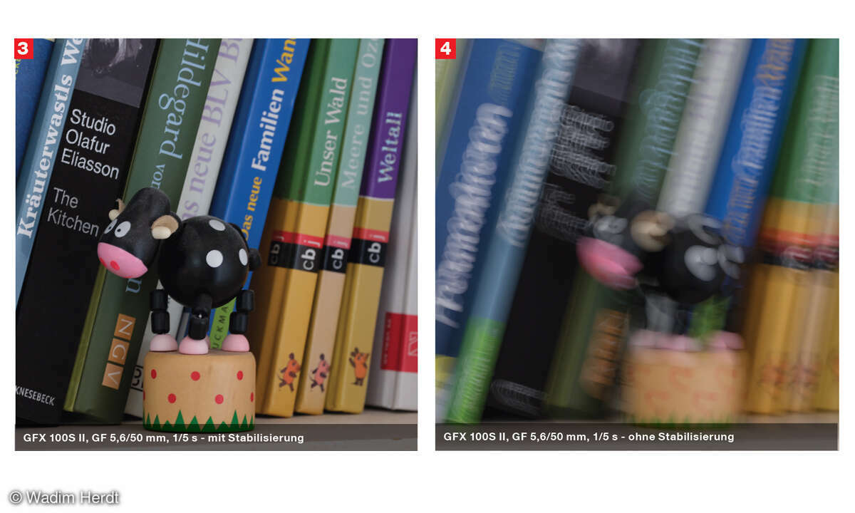 Fujifilm GFX100S II im Test: Mit/ohne Bildstabilisierung