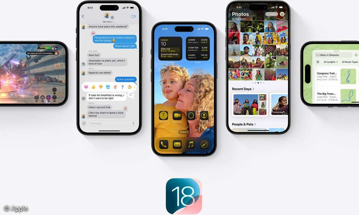 Was bringt iOS 18? Welche iPhones erhalten es?