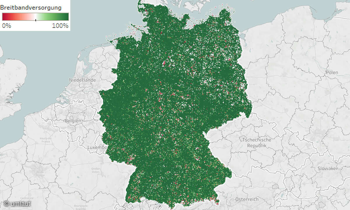 Mobilfunk-Discount-Angebote im Test 2024: Mobilfunknetzabdeckung Telekom