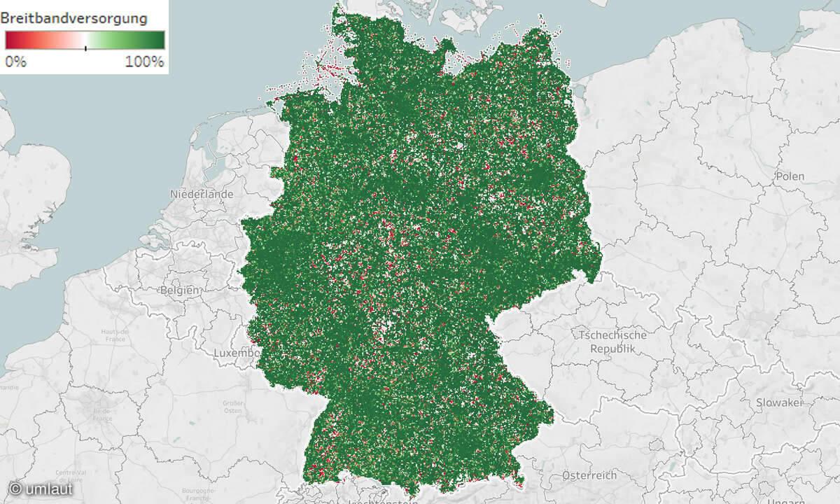 Mobilfunk-Discount-Angebote im Test 2024: Mobilfunknetzabdeckung Vodafone