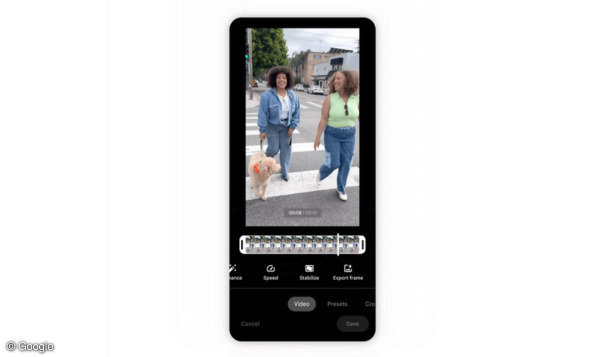 Google Fotos Videobearbeitung