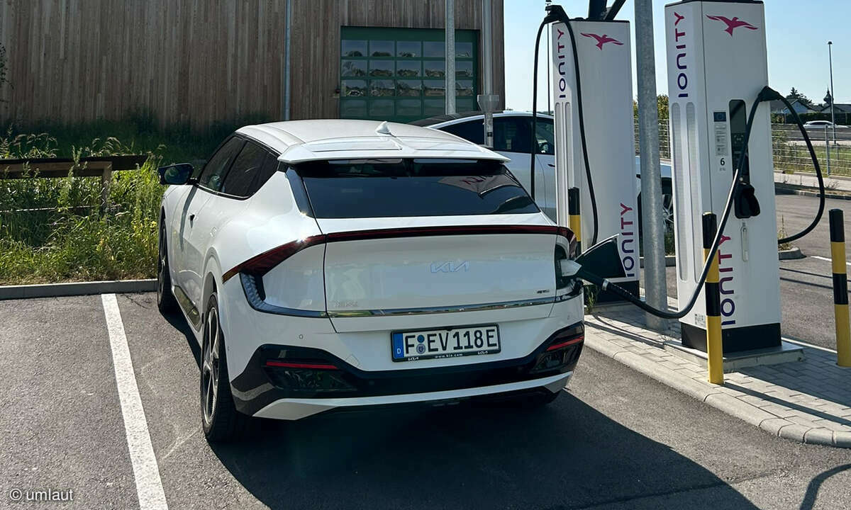 Unser Testfahrzeug: Kia EV6 GT Line