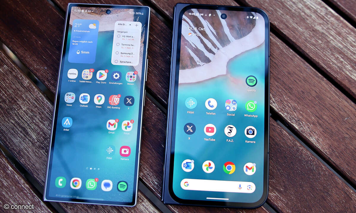 Google Pixel 9 Pro Fold Außendisplay Vergleich mit Galaxy Fold 6