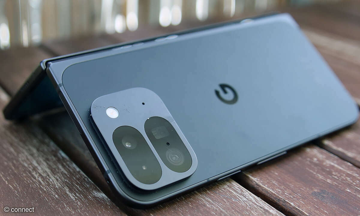Google Pixel 9 Pro Fold Test Rückseite
