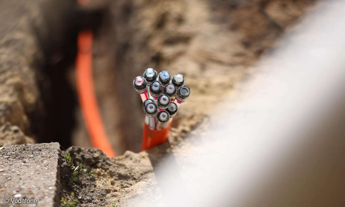 Glasfaser-Netzausbau Vodafone