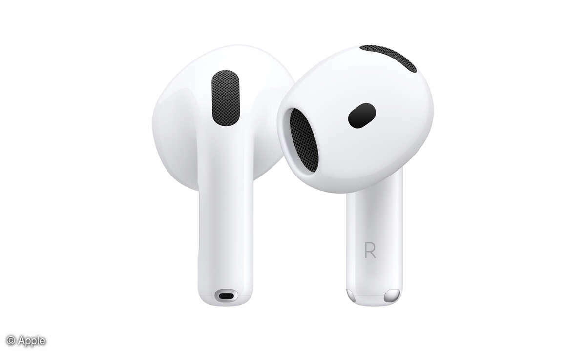 Der Stiel der AirPods 4 ist etwas kürzer geworden. Es gibt eine Version mit und ohne ANC.