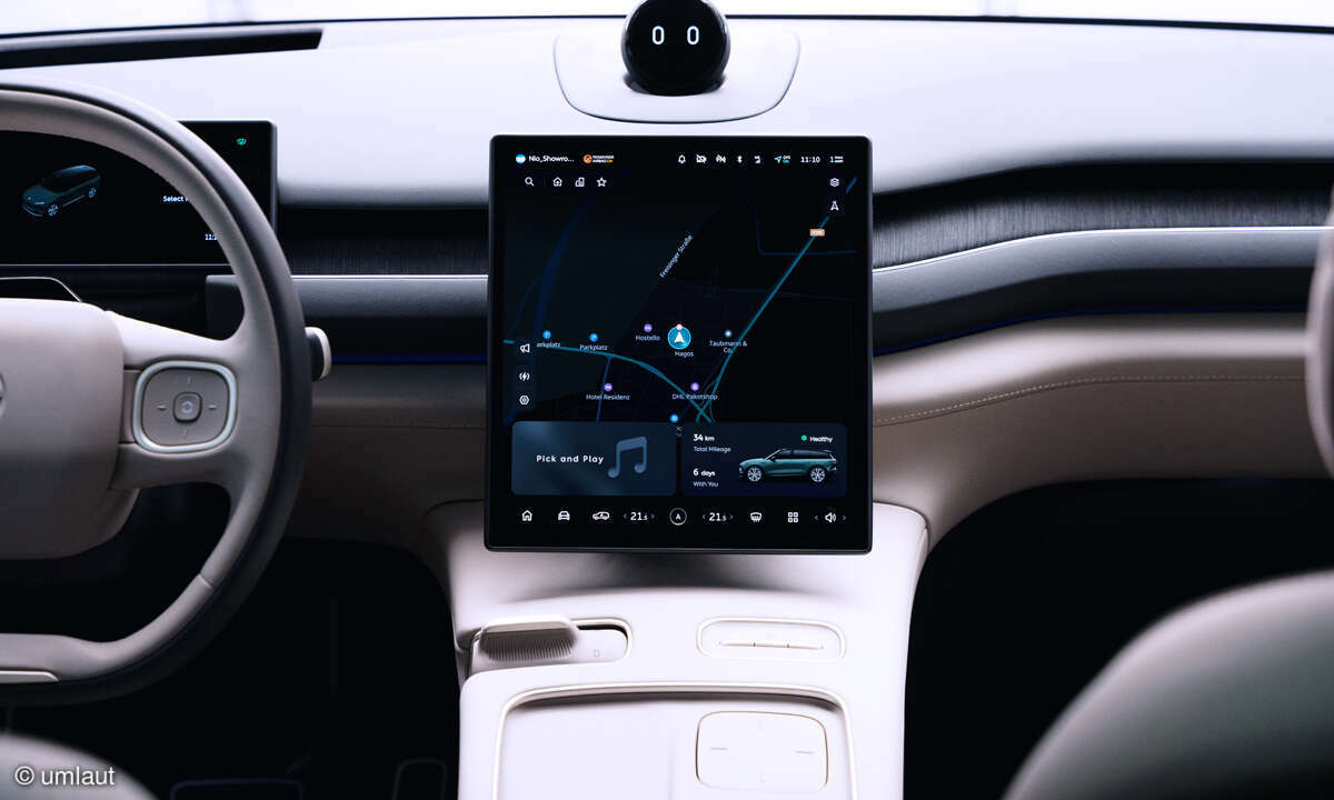 Nio EL8 im Test: Cockpit