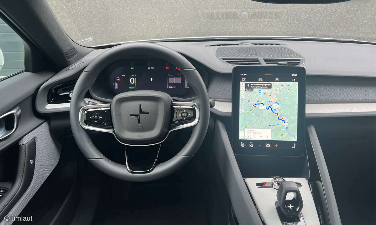 Polestar 2 im Test: Cockpit