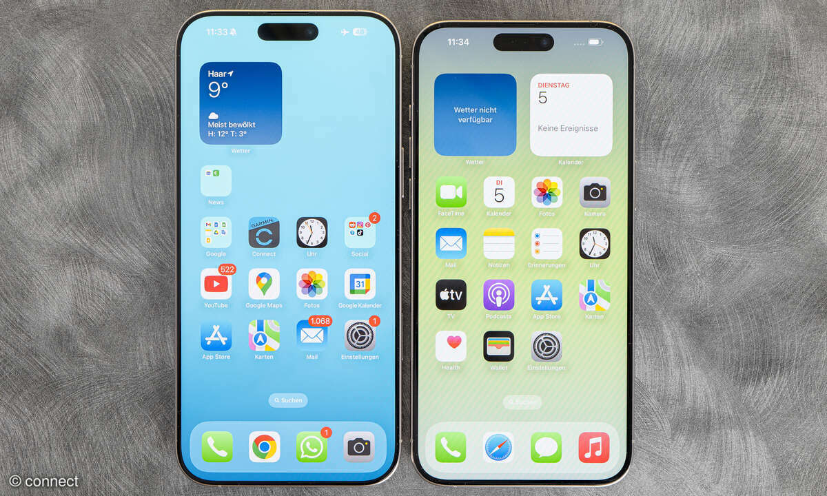 Apple iPhone 15 und 16 Pro Max 