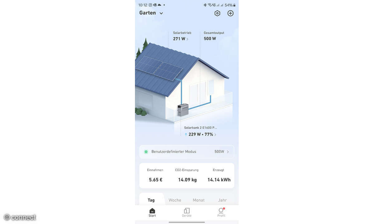 6 Balkonkraftwerke-Apps im Check: Screenshot Anker
